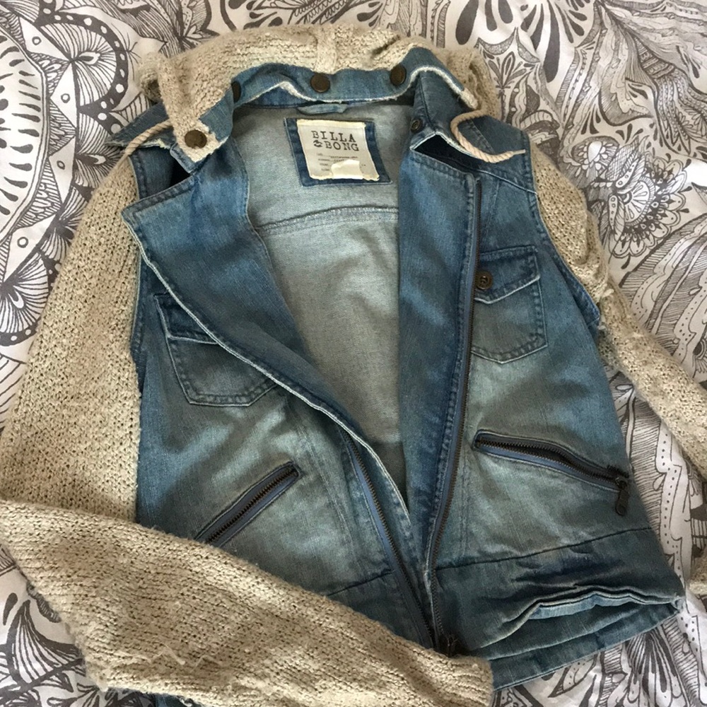 Billabong Jean Jacket Sweater